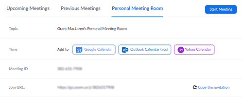 Zoom Enable Waiting Room 个人会议室