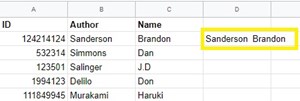 google sheet